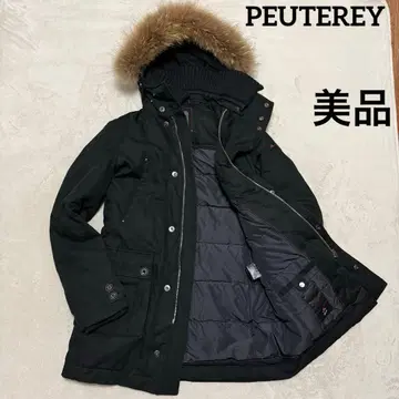 새상품급 뷰티 다운 코트 퍼 48 L 블랙