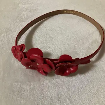 M'S GRACY 꽃 소가죽 벨트