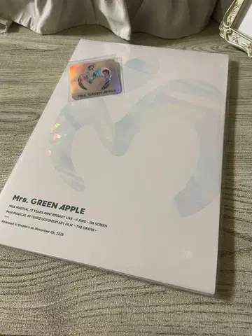 미세스 그린애플 10YEARS 피오르 극장 팜플렛 스티커