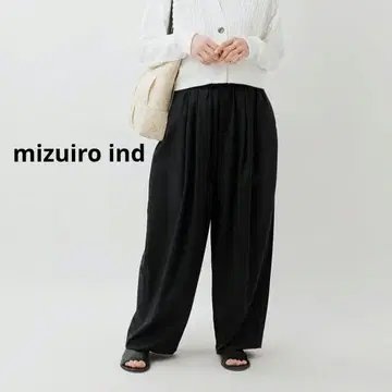 mizuiro ind 드레이프감 드레이프 팬츠 와이드 팬츠 2