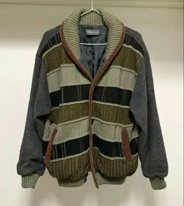 입체 편직 플리스 자켓 3d 니트 80s 90s 구제 의류 레트로 방한복