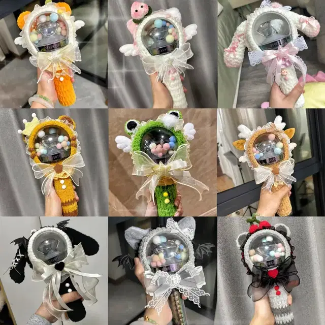 세븐틴 응원봉 꾸미기 봉꾸 뜨개 | 민규준도겸호시우지에스쿱스부승관버논원우