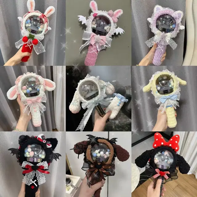 세븐틴 응원봉 꾸미기 봉꾸 뜨개 | 민규준도겸호시우지에스쿱스부승관버논원우