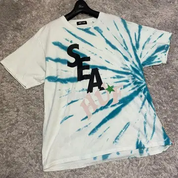 WIND AND SEA x HUF 타이다이 T셔츠 L사이즈
