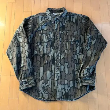 미국제 파이브 브라더스 플란넬 셔츠 TREBARK 사이즈 L 카모플라쥬