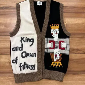 새상품급 까스텔바작 니트 베스트