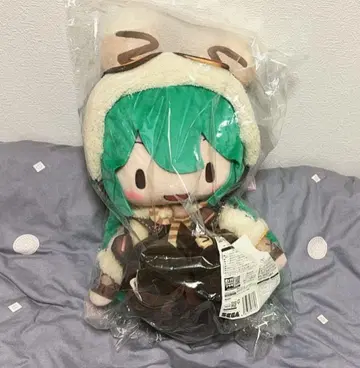 미개봉 새상품 하츠네 미쿠 마쉬멜로우 코코아 후와푸치 봉제 인형 (LL)