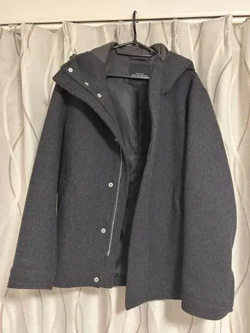 그린 라벨 릴랙싱 후드 부착 울 혼방 자켓