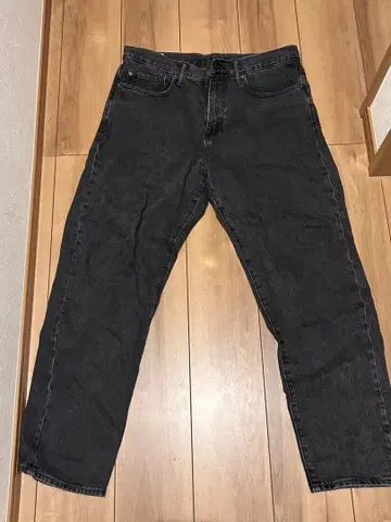 GAP 릴랙스 타이퍼 데님 34-32 블랙