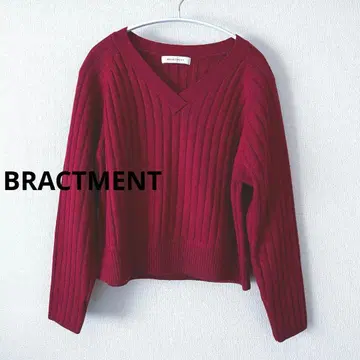 BRACTMENT 유나이티드 애로우즈 * V 리브 니트