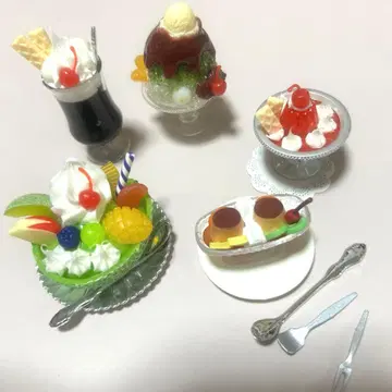 레트로 찻집 미니어처 가챠가챠 세트 판매