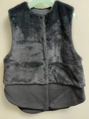 trois 트로아 에코 퍼 베스트 이소재 베스트 라이트 그레이