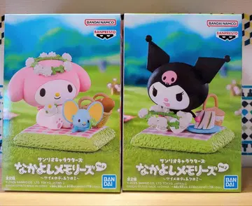마이멜로디 & 쿠로미 사이좋은 메모리즈 피규어 2개