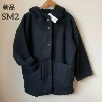 새상품 사만사 모스모스 네이비 코트