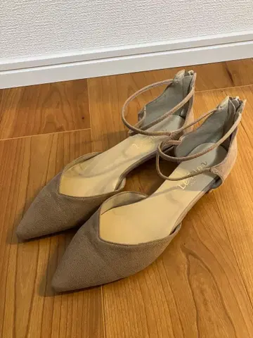 르탈론 앵클 플랫 펌프스 25cm