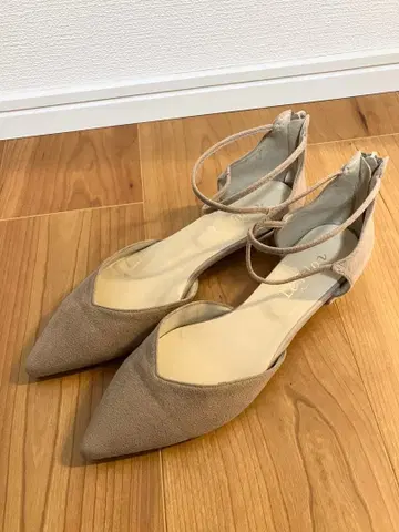 르탈론 앵클 플랫 펌프스 25cm