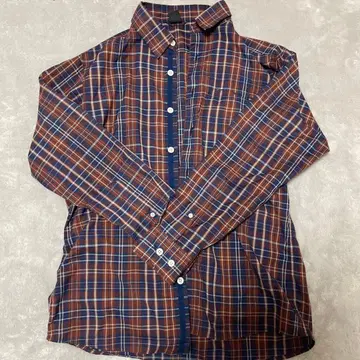 mont-bell 체크 무늬 긴팔 셔츠 S