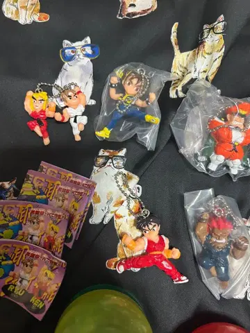 스트리트 파이터 ZERO 키링 스윙 파이터즈 가샤폰