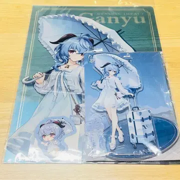 원신 감우 클리어 파일 세트 캔뱃지 여행의 마음 가는 대로