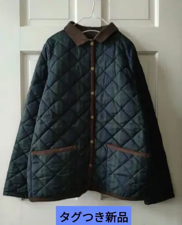 새상품 스튜디오 클립 퀼팅 숏 블루종