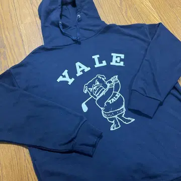 Yale 네이비 후드티 사이즈 F