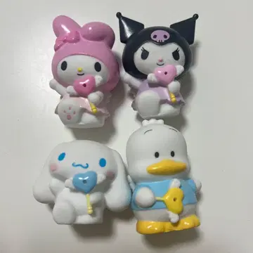 산리오 목욕탕 물총 마스코트 세트