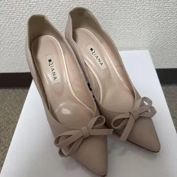 다이애나 DIANA 리본 하이힐 가죽 플라워컷 23.0cm