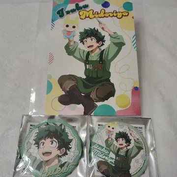 히로아카 핸즈 한정판 미도리야 이즈쿠 캔뱃지 엽서