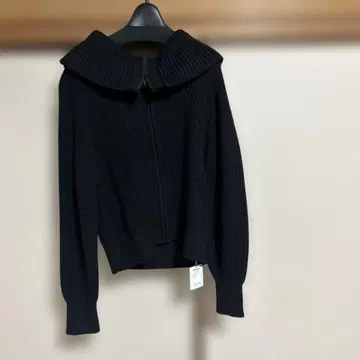 블랙 긴팔 가디건 사이즈 2