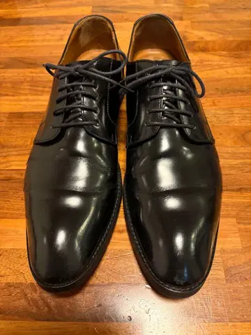 리갈 26.0 블랙 가죽 신발 스트링 슈즈