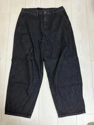 유니클로 와이드 데님