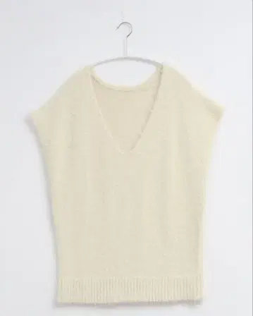for/c 모헤어풍 베스트 V넥 아이보리 size:L