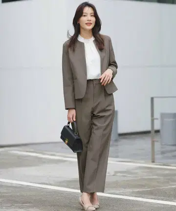 [택 포함 새상품] any SiS 울 스텐 에스테르 와이드 팬츠