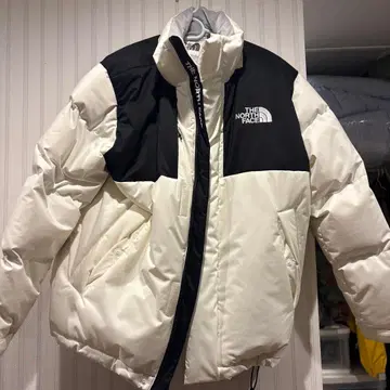 THE NORTH FACE 다운 자켓 S/90 화이트/블랙