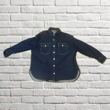 데님 자켓 파랑 네이비
