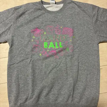 HAND BALL 롱 T 그레이