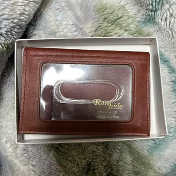 Rawhide 명함지갑 투명창 포함 일본제