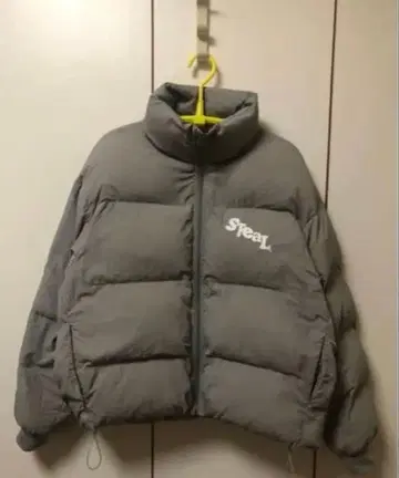 Steal 그레이 다운 자켓