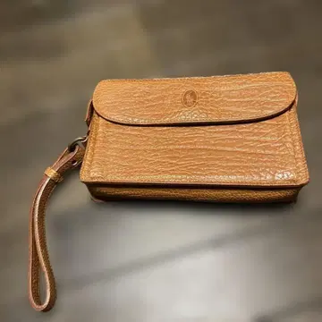 POLO 랄프 로렌 가죽 클러치백 손잡이 스트랩 포함