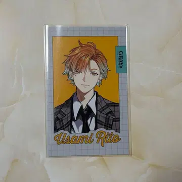 니지산지 GRAY x ACCENT 폴라로이드풍 카드 우사미 리토