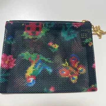 페이러 하이디 메쉬 파우치 S 블랙