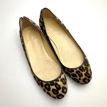 파비오 스코르니 플랫 펌프스 발레 슈즈 레오파드 송치 24