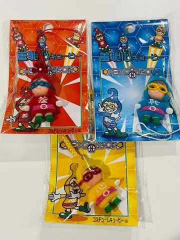 [ 미개봉 새상품 ] 큐피 스트랩 수치심 빨간색 파랑 노랑 3 세트