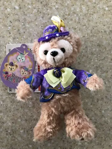 도쿄디즈니씨 한정판 더피 인형 배지 2017 부활절