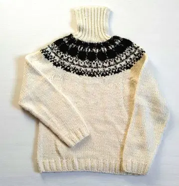 남성용 터틀 니트 코무사 데 모드 프리 사이즈