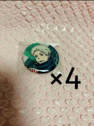 주술회전0 라메키라 캔뱃지 이누마키 4개 주술회전