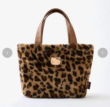 온라인 완판템 시마무라 키티 토트백 레오파드 무늬 갸루