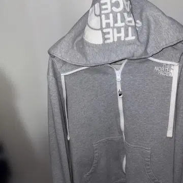 THE NORTH FACE 그레이 후드티