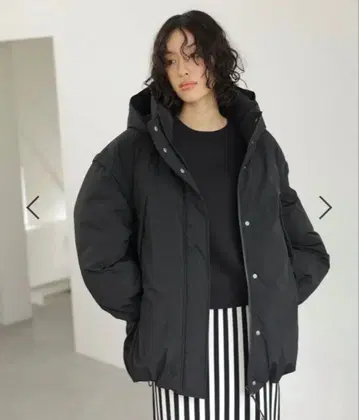 LEPSIM 렙심 여성용 다운 자켓 블랙