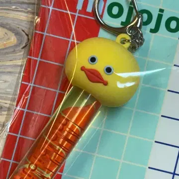 로리즈팜 mojojojo 립캡 키참 병아리